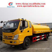 FOTON 4X2 water bowser 10000 liters water tanker truck for hot sale